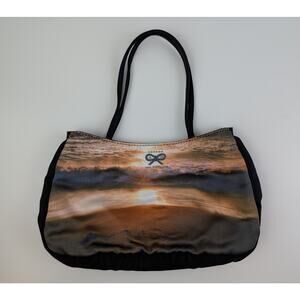 ANYA HINDMARCH Be A Bag Custom Sunset Print Handbag *RARE*